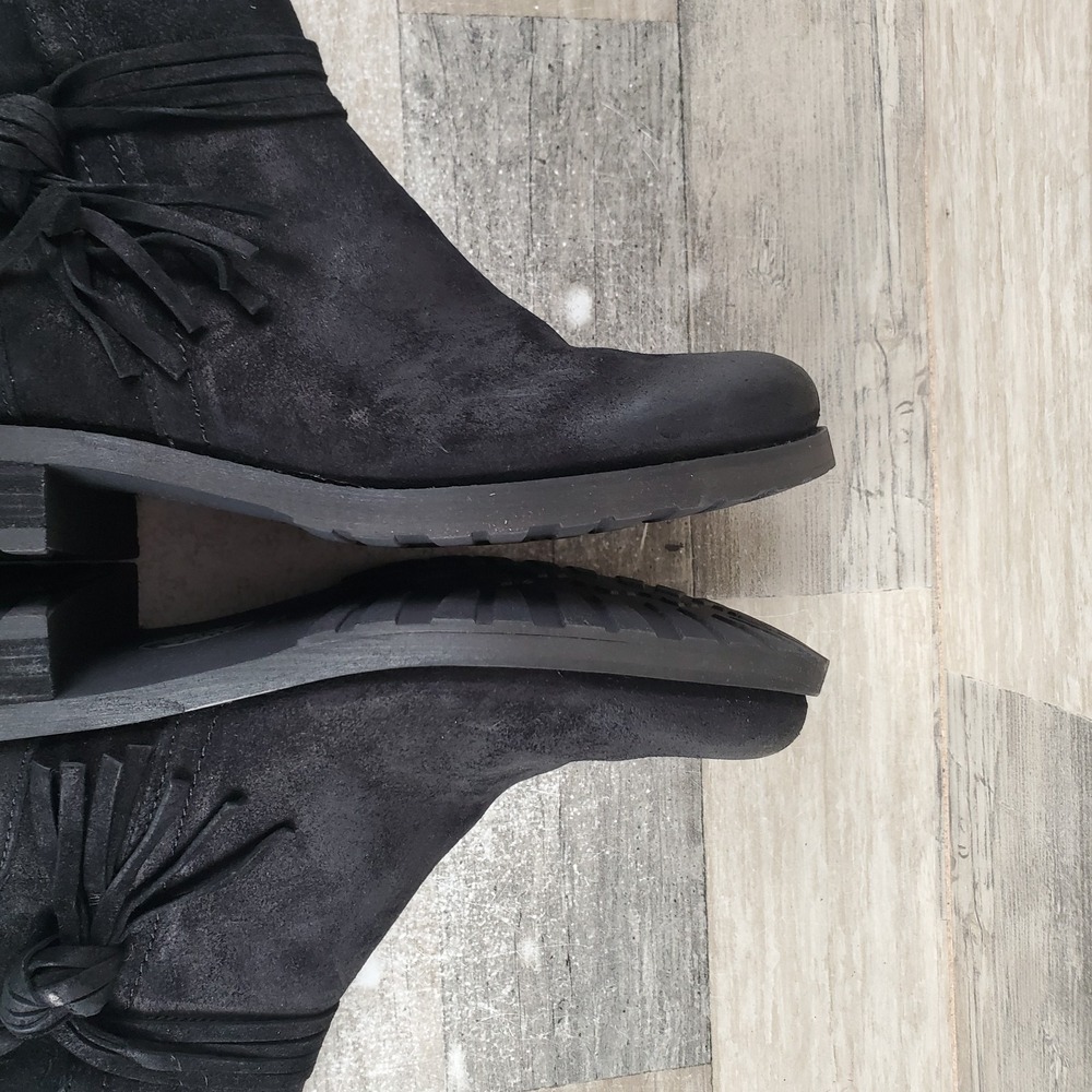 Sofft Blake Womens Booties Sz 9 M Black Suede Waterproof Side Zip Ankle Boots - Picture 9 of 12